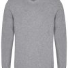 Pullover & Strick Marvelis | Marvelis Pullover - V-Ausschnitt - Grau