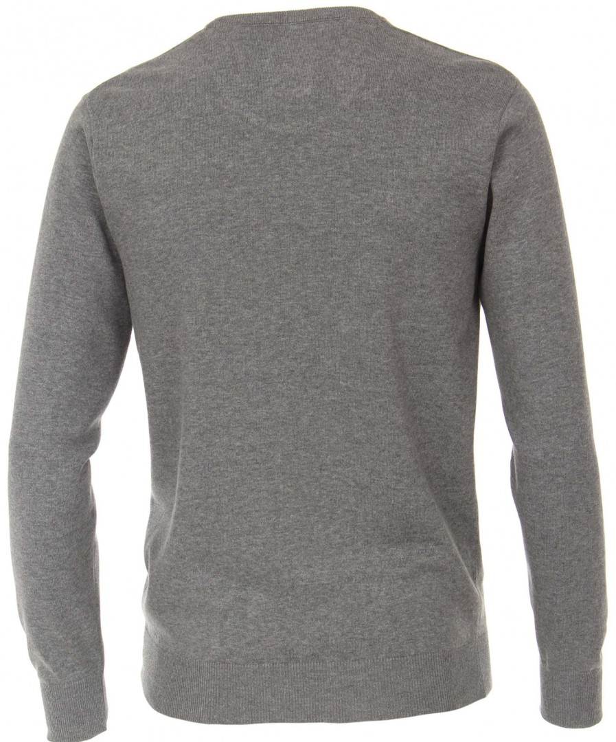 Pullover & Strick Redmond | Redmond Pullover - Rundhals-Ausschnitt - Grau