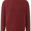 Pullover & Strick MAERZ Muenchen | Maerz Muenchen Pullover - Regular Fit - Rundhals - Schurwolle - Rot