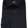 Hemden Venti | Venti Hemd - Modern Fit - Twill - Schwarz