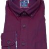 Hemden Redmond | Redmond Hemd - Comfort Fit - Button Down Kragen - Twill - Rot - Ohne Ovp