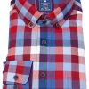 Hemden Redmond | Redmond Hemd - Comfort Fit - Button Down Kragen - Twill - Kariert - Mehrfarbig