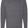 Pullover & Strick Marvelis | Marvelis Pullover - Merinowolle - V-Ausschnitt - Anthrazit