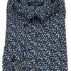 Hemden Casa Moda | Casa Moda Hemd - Casual Fit - Under Button Down - Blau / Gelb