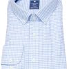 Hemden Redmond | Redmond Hemd - Comfort Fit - Button Down Kragen - Kariert - Hellblau / Weis