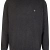 Pullover & Strick Fynch-Hatton | Fynch-Hatton Pullover - Casual Fit - Rundhals-Ausschnitt - Schwarz