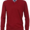 Pullover & Strick Redmond | Redmond Pullover - V-Ausschnitt - Rot