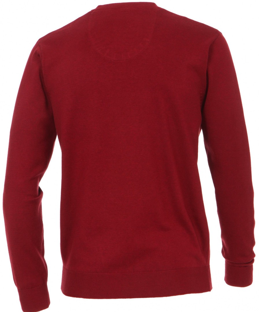 Pullover & Strick Redmond | Redmond Pullover - V-Ausschnitt - Rot