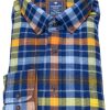 Hemden Redmond | Redmond Hemd - Regular Fit - Button Down - Flanell - Kariert - Mehrfarbig