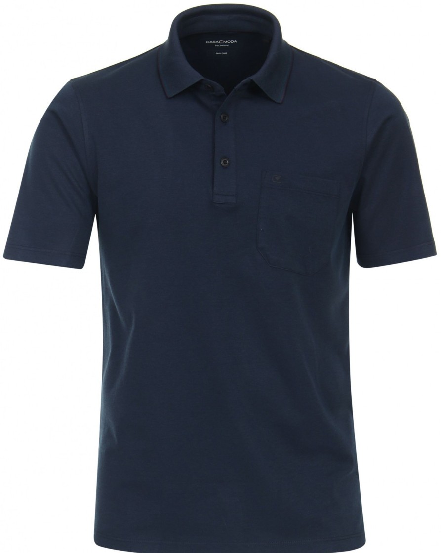 T-Shirts & Polos Casa Moda Casa Moda | Casa Moda Poloshirt - Regular Fit - Petrol