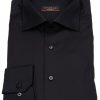 Hemden Eterna | Eterna Hemd - Modern Fit - Cover Shirt - Extra Blickdicht - Schwarz