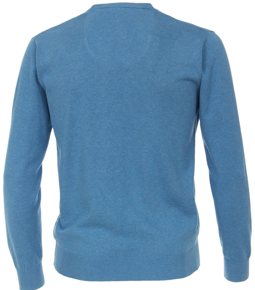 Pullover & Strick Redmond | Redmond Pullover - V-Ausschnitt - Blau