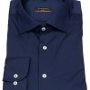 Hemden Eterna | Eterna Hemd - Slim Fit - Performance Shirt - Stretch - Dunkelblau