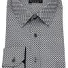 Hemden Redmond | Redmond Hemd - Comfort Fit - Print - Schwarz / Weis