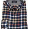 Hemden MAERZ Muenchen | Maerz Muenchen Hemd - Modern Fit - Button Down - Leichter Flanell - Mehrfarbig Kariert