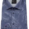 Hemden Venti | Venti Hemd - Slim Fit - Print - Blau - Ohne Ovp