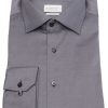 Hemden Eterna | Eterna Hemd - Modern Fit - Cover Shirt - Extra Blickdicht - Grau