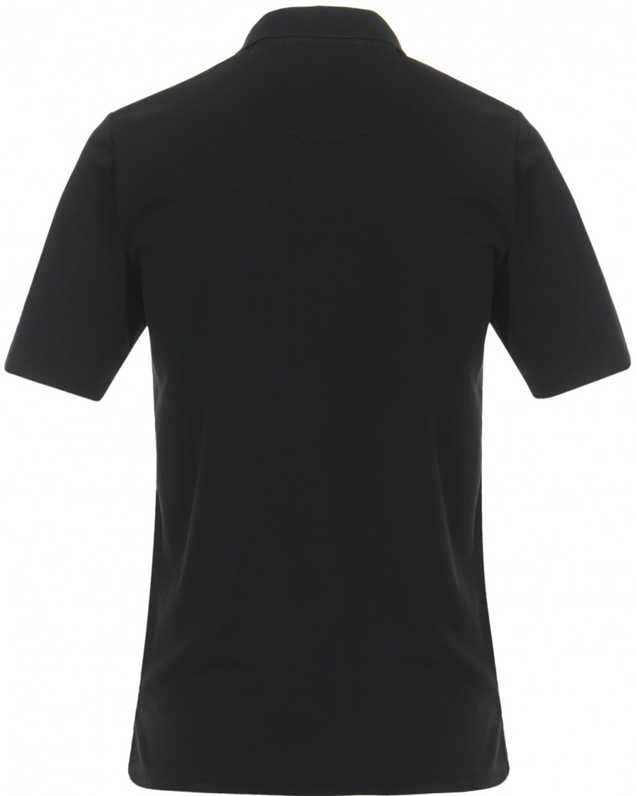 Hemden Redmond | Redmond Poloshirt - Regular Fit - Wash And Wear - Schwarz