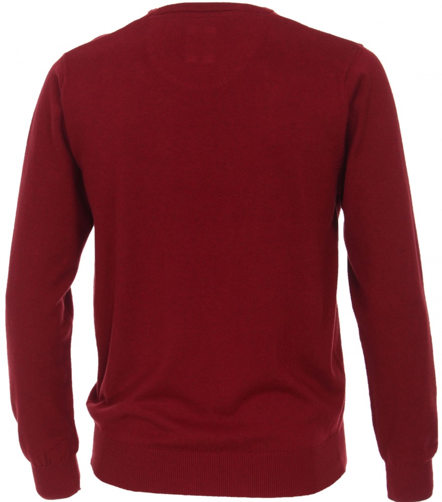 Pullover & Strick Redmond | Redmond Pullover - Rundhals-Ausschnitt - Rot