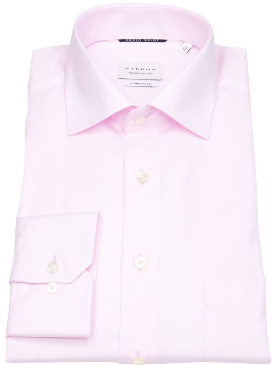 Hemden Eterna | Eterna Hemd - Comfort Fit - Cover Shirt - Extra Blickdicht - Rose