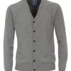 Pullover & Strick Redmond | Redmond Strickjacke / Cardigan - Knopfe - Grau