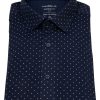 Hemden Marvelis | Marvelis Hemd - Modern Fit - Easy To Wear Pique - Dunkelblau / Weis