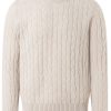 Pullover & Strick MAERZ Muenchen | Maerz Muenchen Pullover - Regular Fit - Rundhals - Schurwolle - Helles Beige