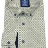 Hemden Redmond | Redmond Hemd - Comfort Fit - Button Down Kragen - Gelb / Blau/ Weis