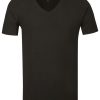 T-Shirts & Polos Pure V-Ausschnitt | Pure T-Shirt - Slim Fit - V-Ausschnitt - Schwarz