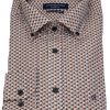 Hemden Casa Moda | Casa Moda Hemd - Casual Fit - Button Down - Bio Baumwolle - Print - Mehrfarbig