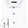 Hemden Eterna | Eterna Hemd - Slim Fit - Oxford - Kontrastkopfe - Weis - Ohne Ovp