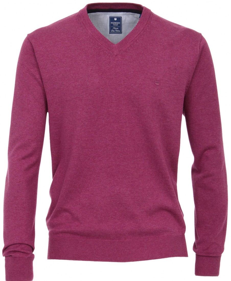 Pullover & Strick Redmond | Redmond Pullover - V-Ausschnitt - Lila