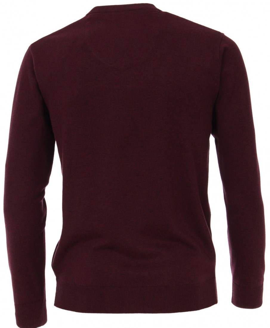 Pullover & Strick Redmond | Redmond Pullover - V-Ausschnitt - Dunkelrot