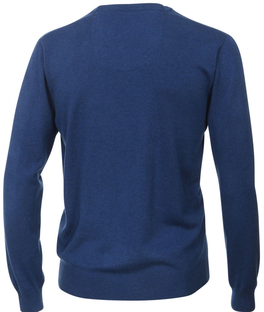 Pullover & Strick Redmond | Redmond Pullover - V-Ausschnitt - Blau