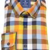 Hemden Redmond | Redmond Hemd - Comfort Fit - Button Down Kragen - Twill - Kariert - Mehrfarbig