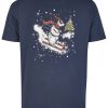 T-Shirts & Polos Marvelis Rundhals-Ausschnitt | Marvelis T-Shirt - Rundhals - Weihnachten - Dunkelblau