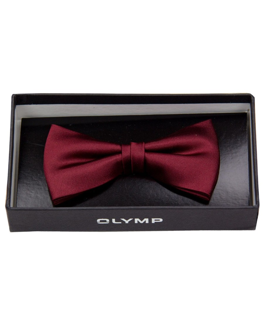 Accessoires OLYMP | Olymp Schleife / Fliege - Seide - Dunkelrot