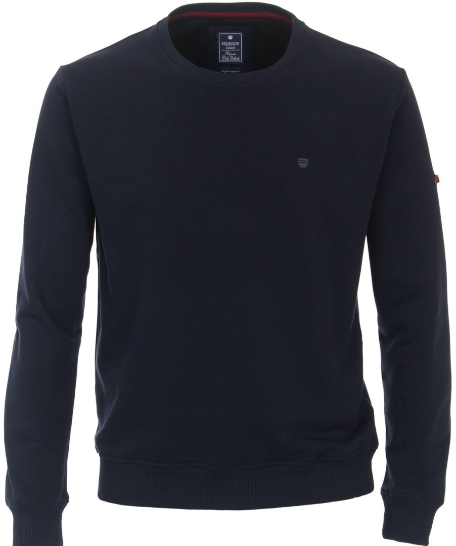 Pullover & Strick Redmond | Redmond Sweatshirt - Rundhals-Ausschnitt - Dunkelblau