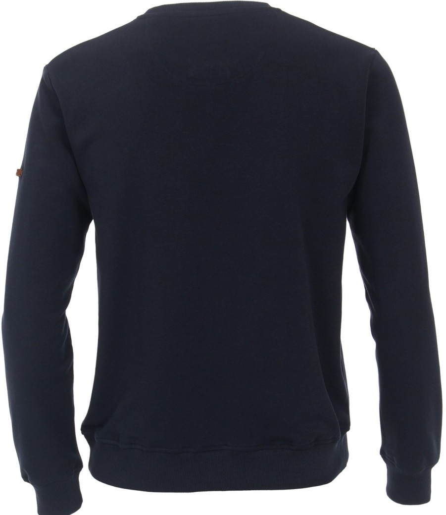 Pullover & Strick Redmond | Redmond Sweatshirt - Rundhals-Ausschnitt - Dunkelblau