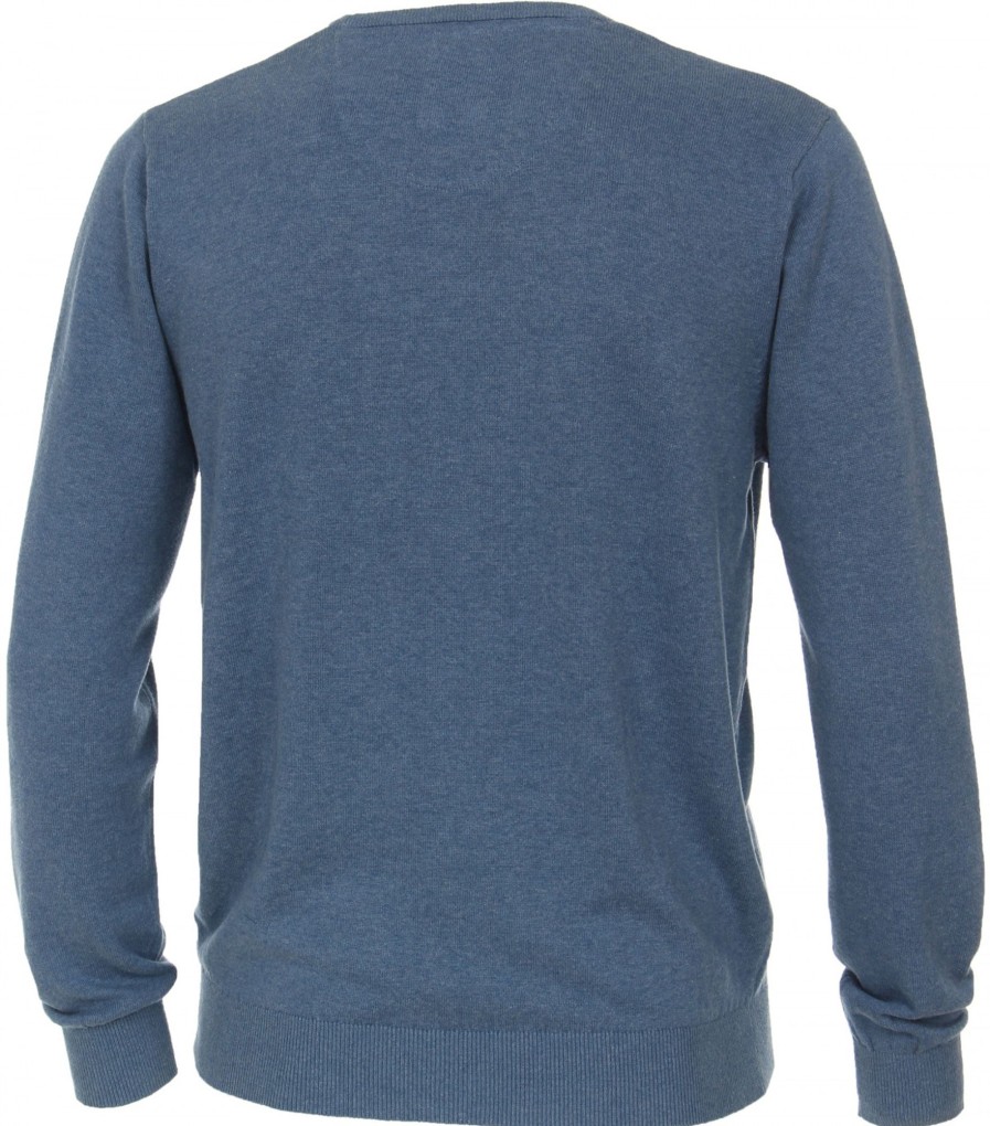 Pullover & Strick Redmond | Redmond Pullover - Rundhals-Ausschnitt - Blau