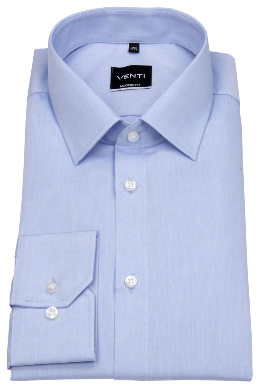 Hemden Venti | Venti Hemd - Modern Fit - Hellblau - Langer Arm 69Cm