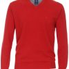 Pullover & Strick Redmond | Redmond Pullover - V-Ausschnitt - Rot