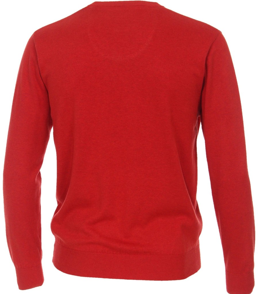 Pullover & Strick Redmond | Redmond Pullover - V-Ausschnitt - Rot