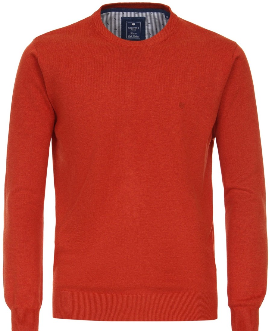 Pullover & Strick Redmond | Redmond Pullover - Rundhals-Ausschnitt - Terra