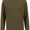 Pullover & Strick Fynch-Hatton | Fynch-Hatton Pullover - Casual Fit - Rundhals-Ausschnitt - Deep Forest