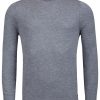 Pullover & Strick OLYMP | Olymp Pullover - Level Five - Merinowolle - Rundhals - Grau