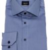 Hemden Venti | Venti Hemd - Modern Fit - Twill - Blau - Extra Langer Arm 72Cm