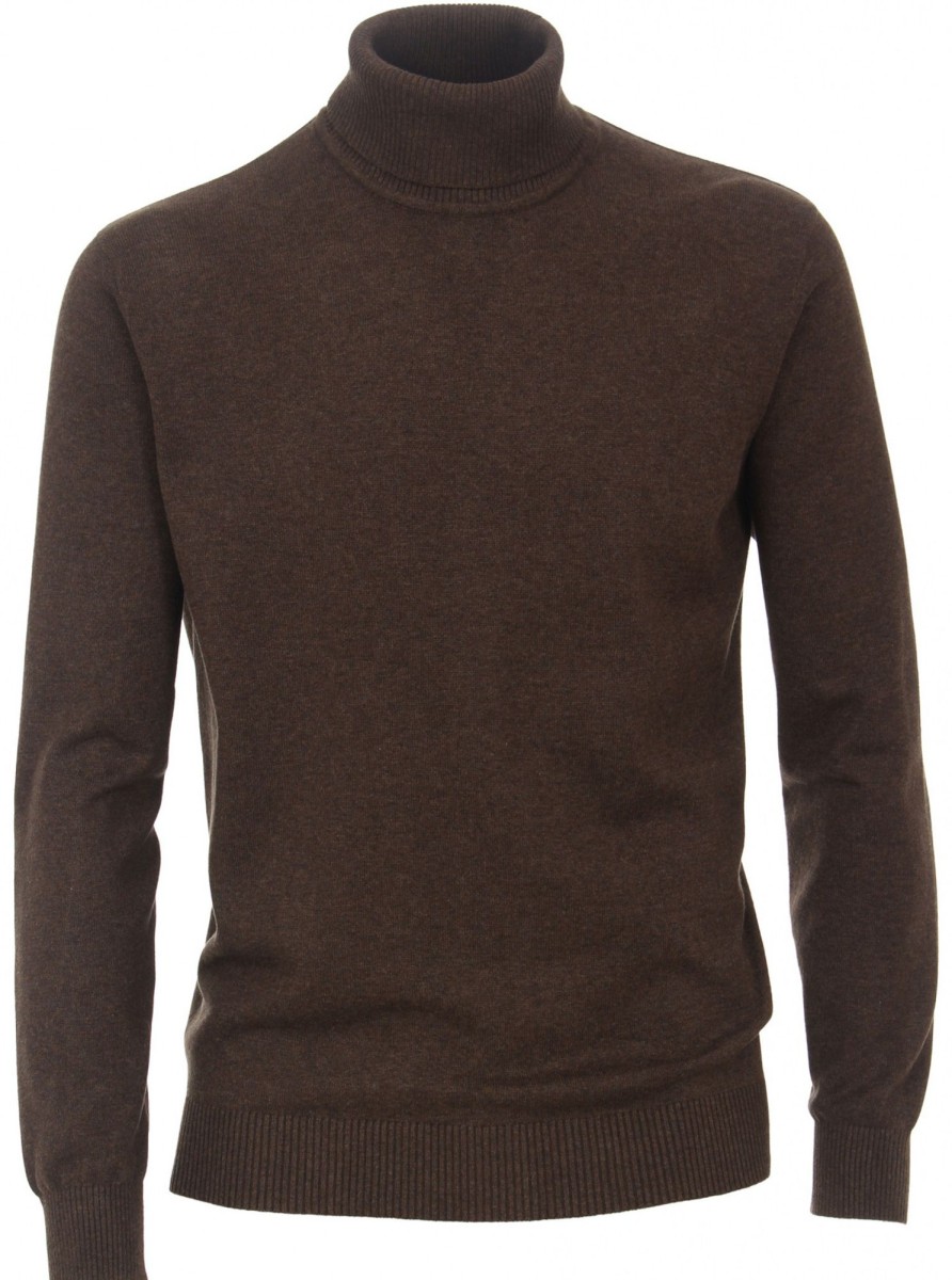 Pullover & Strick Redmond | Redmond Pullover - Rollkragen - Dunkelbraun