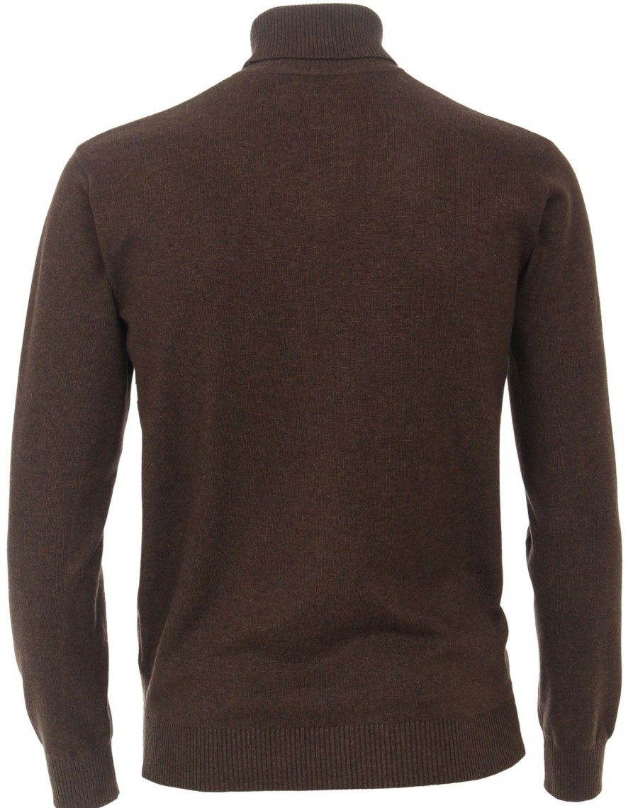 Pullover & Strick Redmond | Redmond Pullover - Rollkragen - Dunkelbraun