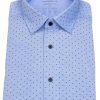 Hemden Marvelis | Marvelis Hemd - Modern Fit - Easy To Wear Pique - Hellblau / Dunkelblau - Ohne Ovp